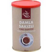 Kahve Tiryakisi 250 gr Teneke Damla Sakızlı Türk Kahvesi