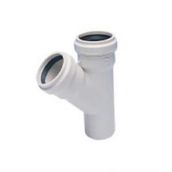 Kalde 45 Derece 75x75 cm 3.2 Pvc-u Tek Çatal