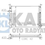 Kale 0133302ab Radyatör Albea 1.3 Jtd-palıo Ym-strada 06 Ac 520x395x42 2 Sıra Alb Sistem