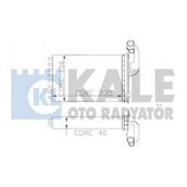 Kale 0583852al Kalorifer Radyatörü Mgn I-clıo I-r19 234x157x42 2 Sıra Cu Pl