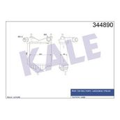 Kale Idea 2.0 80 cm Etajerli Lavabo