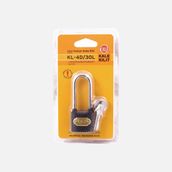 Kale Kilit KL-4D/30L 40 mm Uzun Kancalı Döküm Asma Kilit