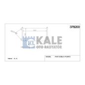 Kale Klima Radyatörü Fıat Doblo 1.3mjtd/1.9jtd 03-10 Punto (605*305*16) Al/al
