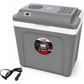 Kale Termos 25 Litre 12V Oto Buzdolabı Termos- Portatif, Elektrikli, Oto Şarj Kablolu( 1050 Thermoelectric Cooler 12V.) - 25 lt - Gri