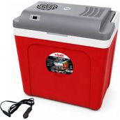 Kale Termos 25 Litre 12V Oto Buzdolabı Termos- Portatif, Elektrikli, Oto Şarj Kablolu( 1050 Thermoelectric Cooler 12V.) - 25 lt - Kırmızı