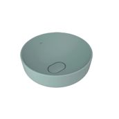 Kale Zero 2.0 40x40 cm Mat Ada Çayı Yeşili Yuvarlak Çanak Lavabo