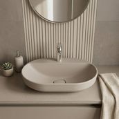 Kale Zero 2.0 60x40 cm Mat Vizon Yarı Gömme Oval Lavabo