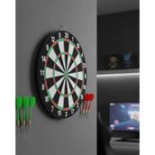 Kaliteli Ahşap Dart Tahtası 12 İnç 4 Dart Ok Seti