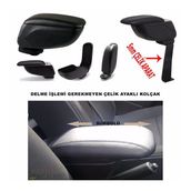 KalitePlus Dacia Logan Sedan Kol Dayama Siyah Kolçak