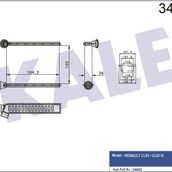 KALORIFER RADYATORU CLIO IV-LOGAN II 13=