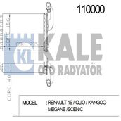 KALORIFER RADYATORU R19 CLIO-KANGOO-MEGANE-SCENIC (2 SIRA AL+PL)