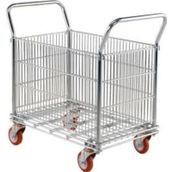 Kamusal Market Malzeme Taşıma Arabası 50X80 Havuzlu
