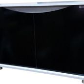 Kanki Pet 100 cm MDF KP1004025SY Flex Siyah Kapaklı Akvaryum Sehpası