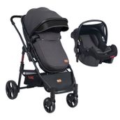 Kanz D-GO Travel Sistem Siyah Bebek Arabası Puset