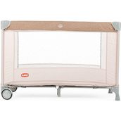 Kanz Pure&Sımple Kahverengi Park Yatak Oyun Parkı Tekerlekli Ergonomik Yapı ile Güvenli