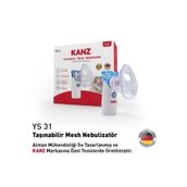 Kanz Taşınabilir Mesh Nebülizatör Şarjlı