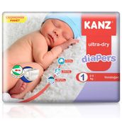 Kanz Ultra-Dry No:1 Yenidoğan Bebek Bezi