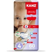 Kanz Ultra-Dry No:4 Maxi 60 Adet Bebek Bezi