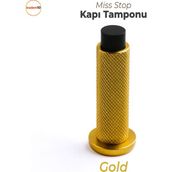 Kapı Stoperi Tamponu Gold Altın Vidalı Metal Tutacağı Tutucu Kapı Arkası Duvar Kolu Stopu Takozu - 1