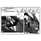 Kappa D440KITK Yamaha FZ6 600 FAZER S2 07-11 Rüzgar Siperlik Bağlantısı