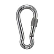 Karabina Vidalı Kilitli Karabina Galvanizli (1 Adet) - 6M