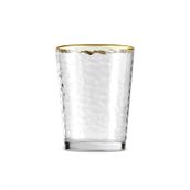 Karaca Akroma Transparent 435 ml Gold Su Bardağı