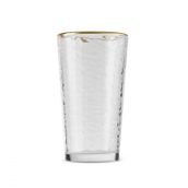 Karaca Akroma Transparent 590 ml Gold Meşrubat Bardağı