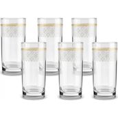 Karaca Block 6'lı Meşrubat Bardağı 380 ml - Şeffaf