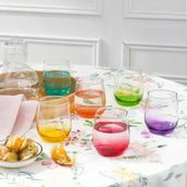 Karaca Colore Renkli 340 ml 6'lı Su Bardağı Seti