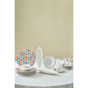 Karaca Fine Pearl Confetti 26 Parça 6 Kişilik Gold Kahvaltı Takımı