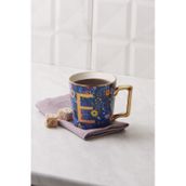Karaca Flower E Harfli 350 ml Kupa