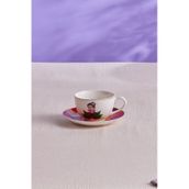 Karaca Frida Kırmızı 220 ml Çay Fincanı ve Tabağı
