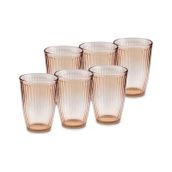 Karaca Gordes 370 ml 6'lı Cam Meşrubat Bardağı