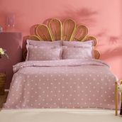 Karaca Home Amour Pembe %100 Pamuk Çift Kişilik Pike Takımı