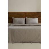 Karaca Home Carmine %100 Pamuk Gri Çift Kişilik Nevresim Takımı
