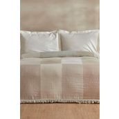 Karaca Home Cube %100 Pamuk Bej Çift Kişilik Müslin Pike