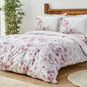 Karaca Home Dalila Pembe Çift Kişilik %100 Pamuk Nevresim Takımı