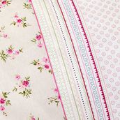 Karaca Home Glen %100 Pamuk Pembe Çift Kişilik Nevresim Takımı