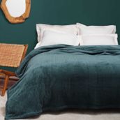 Karaca Home Joena Petrol Çift Kişilik Battaniye