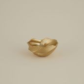 Karaca Home Lana 14.3x14.8x6.5 cm Gold Dekoratif Orta Kase