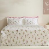 Karaca Home Le Mans %100 Pamuk Pembe Çift Kişilik Nevresim Takımı
