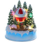Karaca Home New Year 13x13x15 cm Led Işıklı Noel Köyü