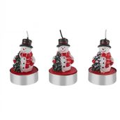 Karaca Home New Year Snowman 3'lü Yılbaşı Tealight Mum