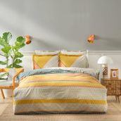 Karaca Home Selena Hardal Çift Kişilik %100 Pamuk Nevresim Takımı