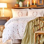 Karaca Home Sonya Pamuk Yeşil Çift Kişilik Nevresim Takımı