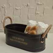 Karaca Home Sylvia Siyah 28 cm Organizer