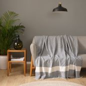 Karaca Home Wilma Antrasit 170x210 cm Koltuk Örtüsü