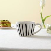 Karaca Linda Çizgili Siyah 350 ml Mug Kupa