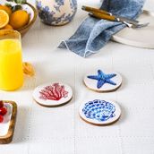 Karaca Mango Marin Bardak Altlığı 3'lü Set