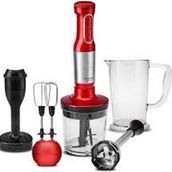 Karaca Mastermaid Prosteel Uzun Blender Ayaklı 6 Bıçaklı Red Inox Blender Seti